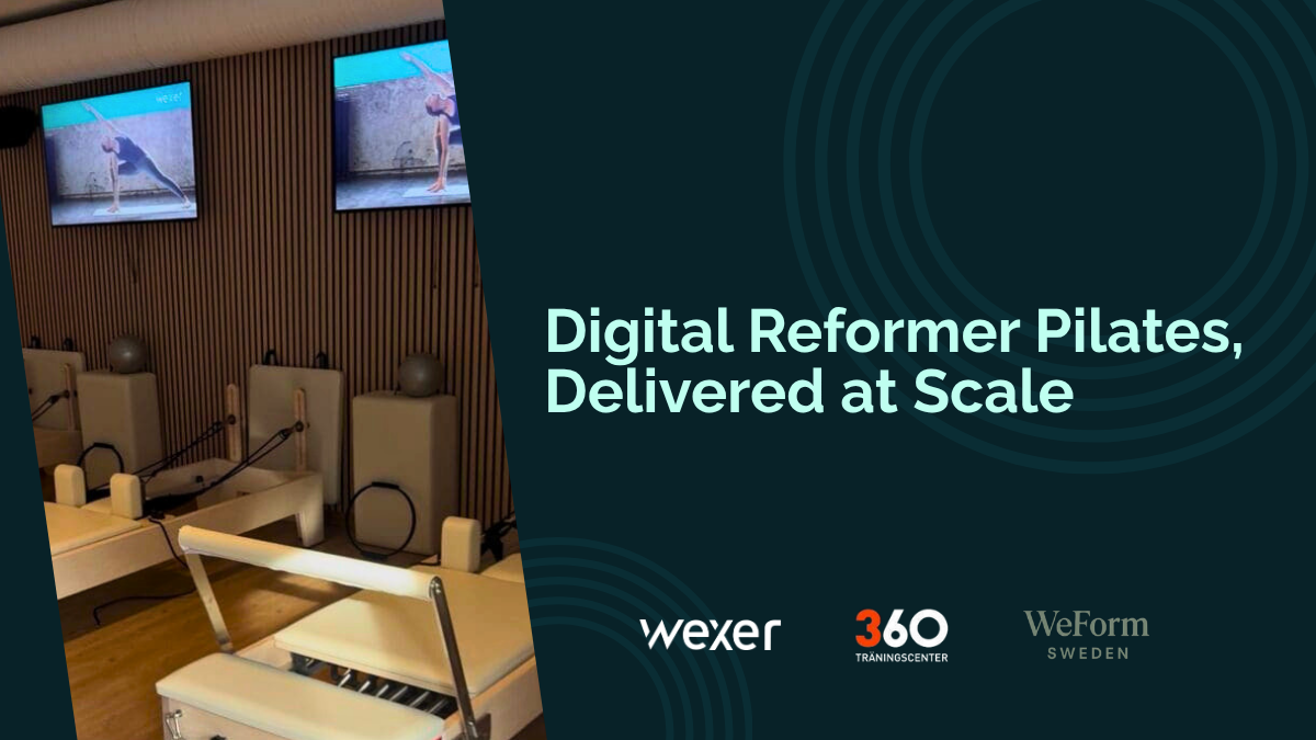 Wexer & WeForm Bring Reformer Pilates to 360 Träningscenter