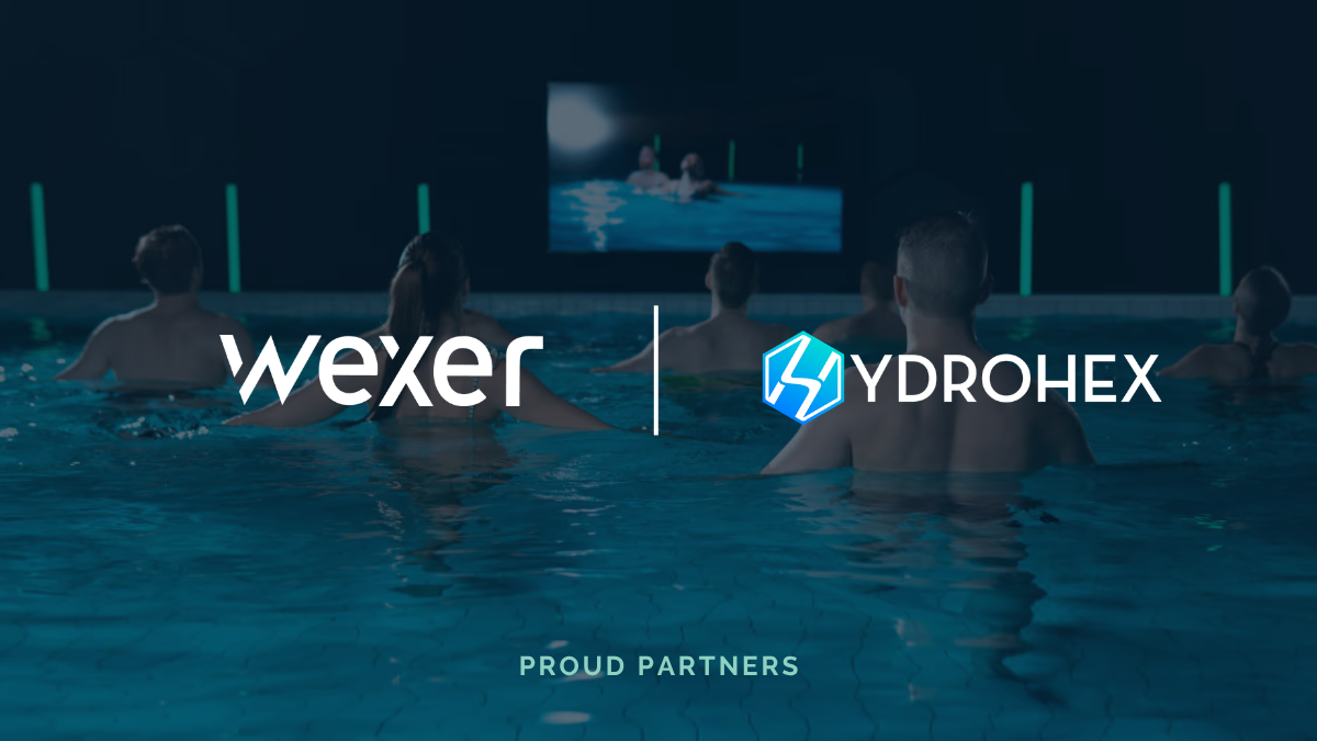 wexer and hydrohex partner to deliver aquatic digital fitness